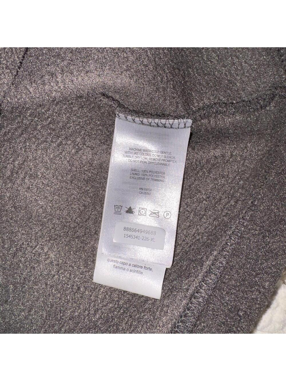 Columbia Men’s XL Gray Fleece Vest jacket  Sportswear Athletic 100% Polyester - Picture 4 of 6